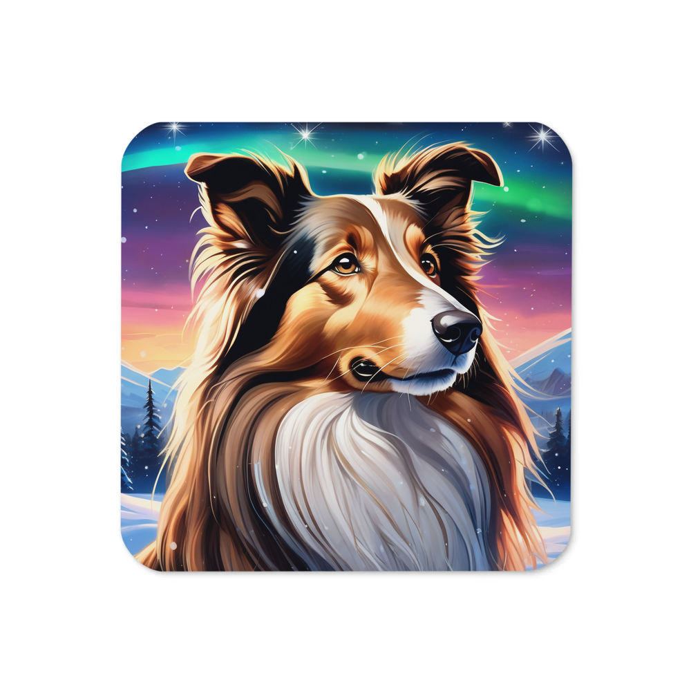 PugMug Custom Collie Coaster