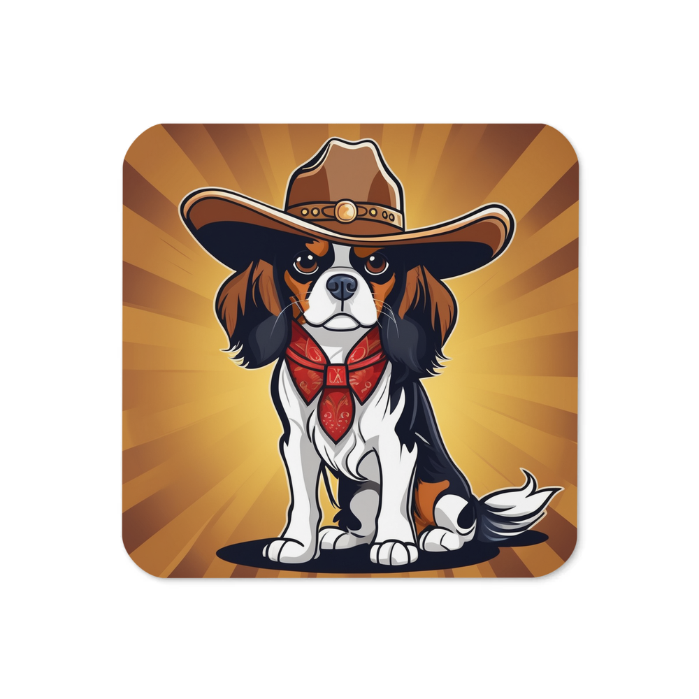 PugMug Custom Cavalier King Charles Spaniel Coaster