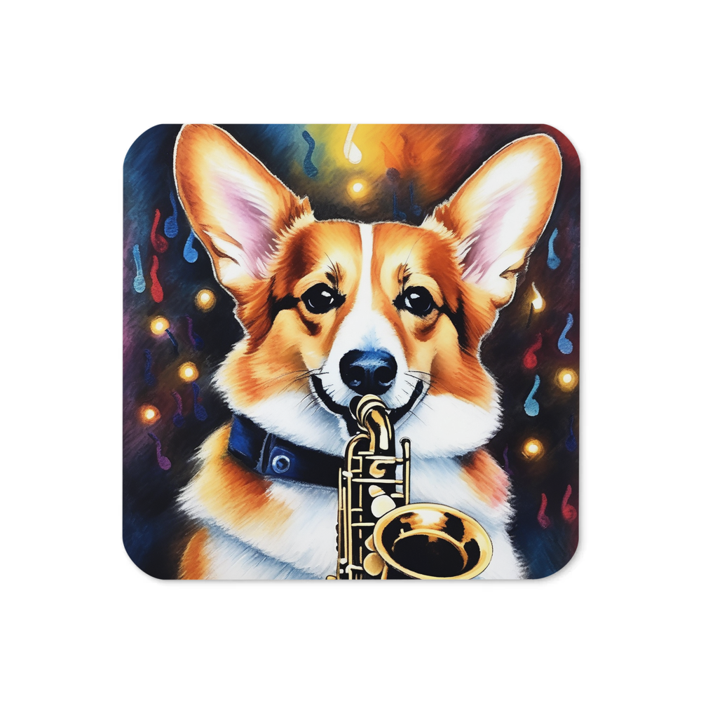 PugMug Custom Pembroke Welsh Corgi Coaster