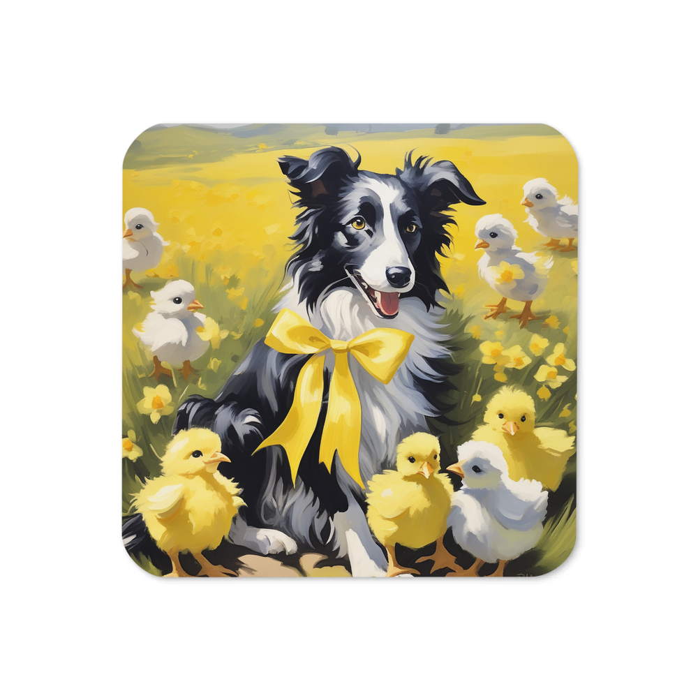 PugMug Custom Border Collie Coaster