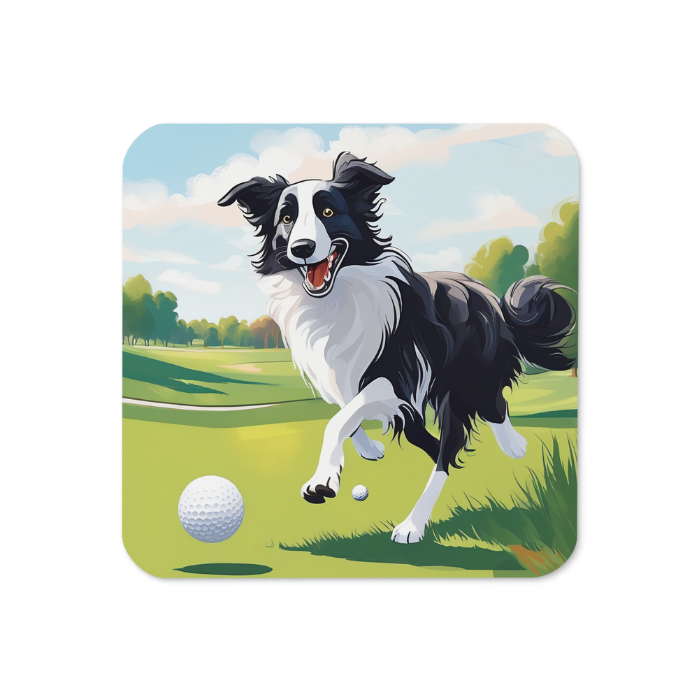 PugMug Custom Border Collie Coaster