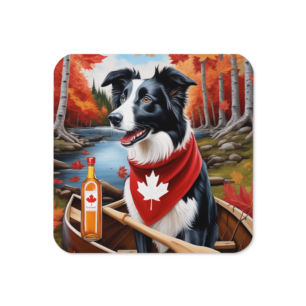 PugMug Custom Border Collie Coaster