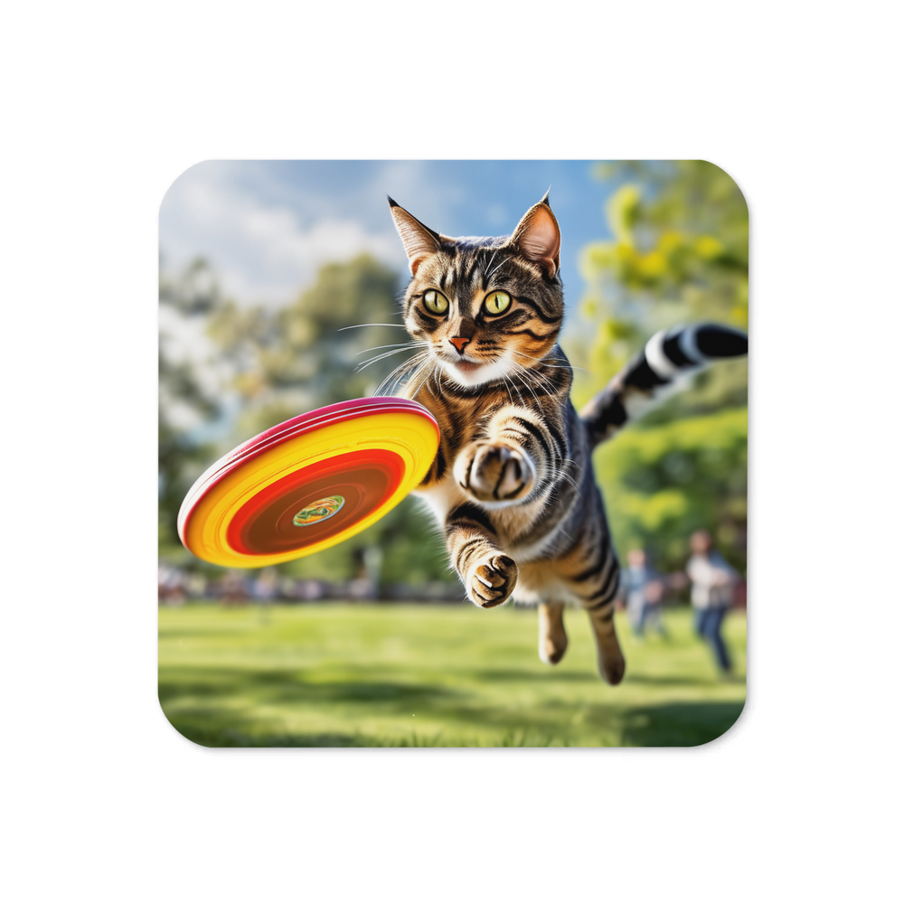 PugMug Custom Tabby Companion Cat Coaster