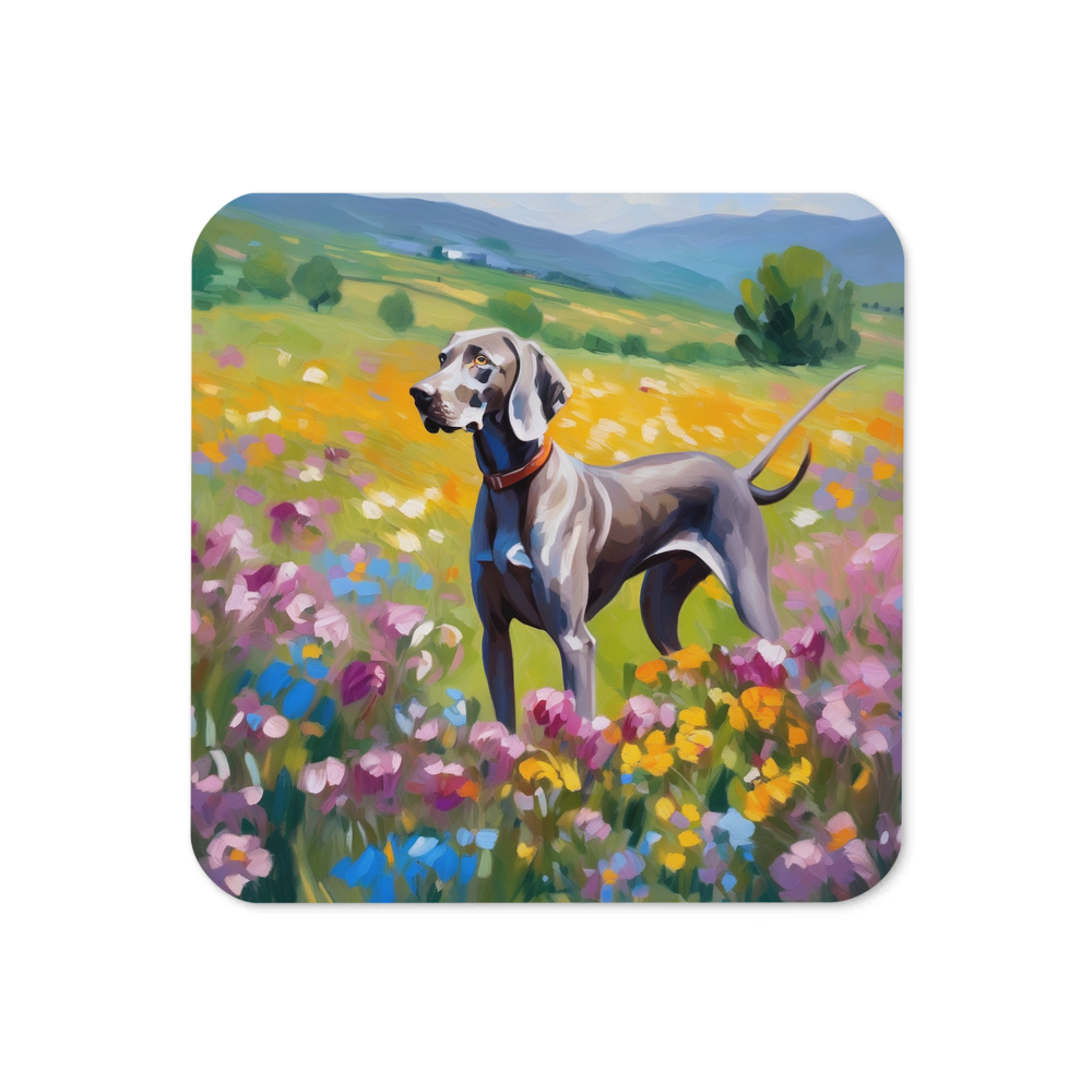 PugMug Custom Weimaraner Coaster