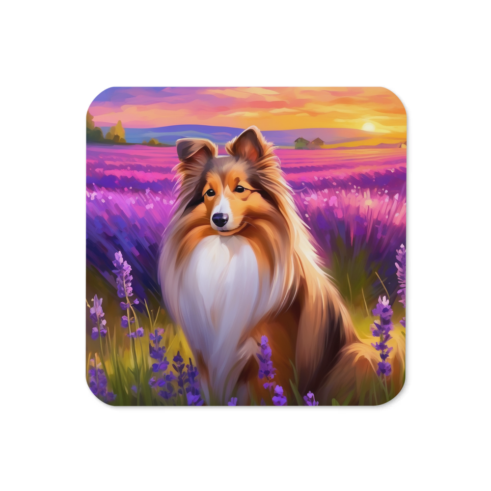 PugMug Custom Shetland Sheepdog Coaster