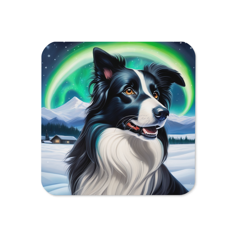 PugMug Custom Border Collie Coaster