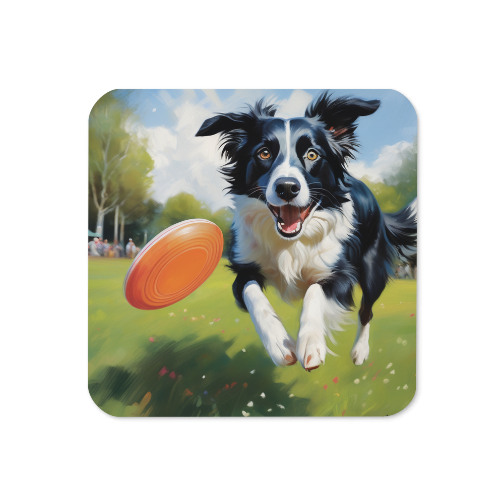 PugMug Custom Border Collie Coaster
