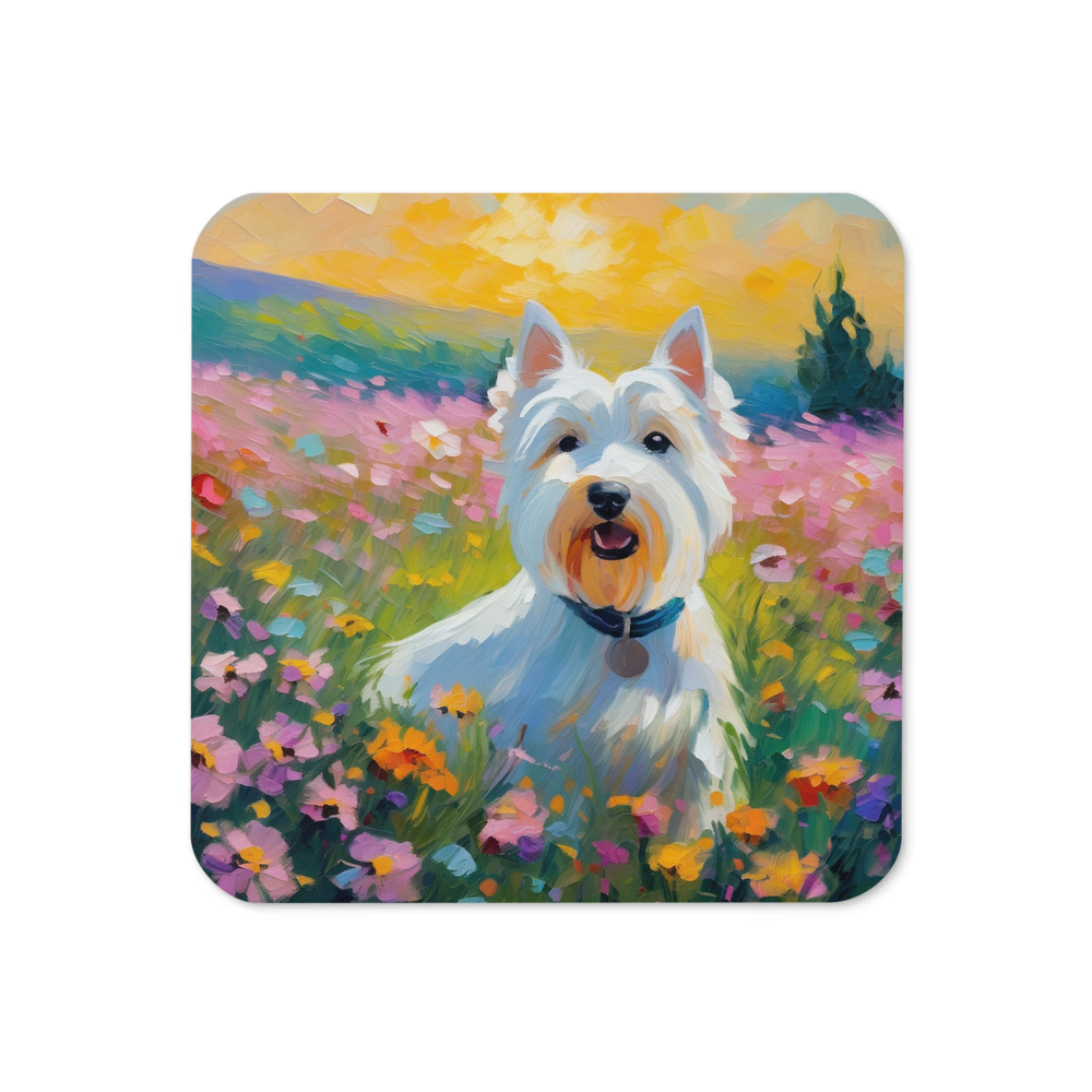 PugMug Custom West Highland White Terrier Coaster