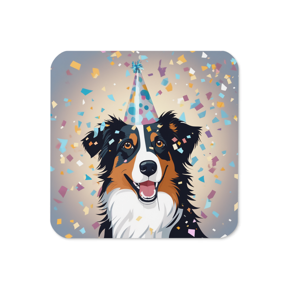 PugMug Custom Australian Shepherd Dog Coaster