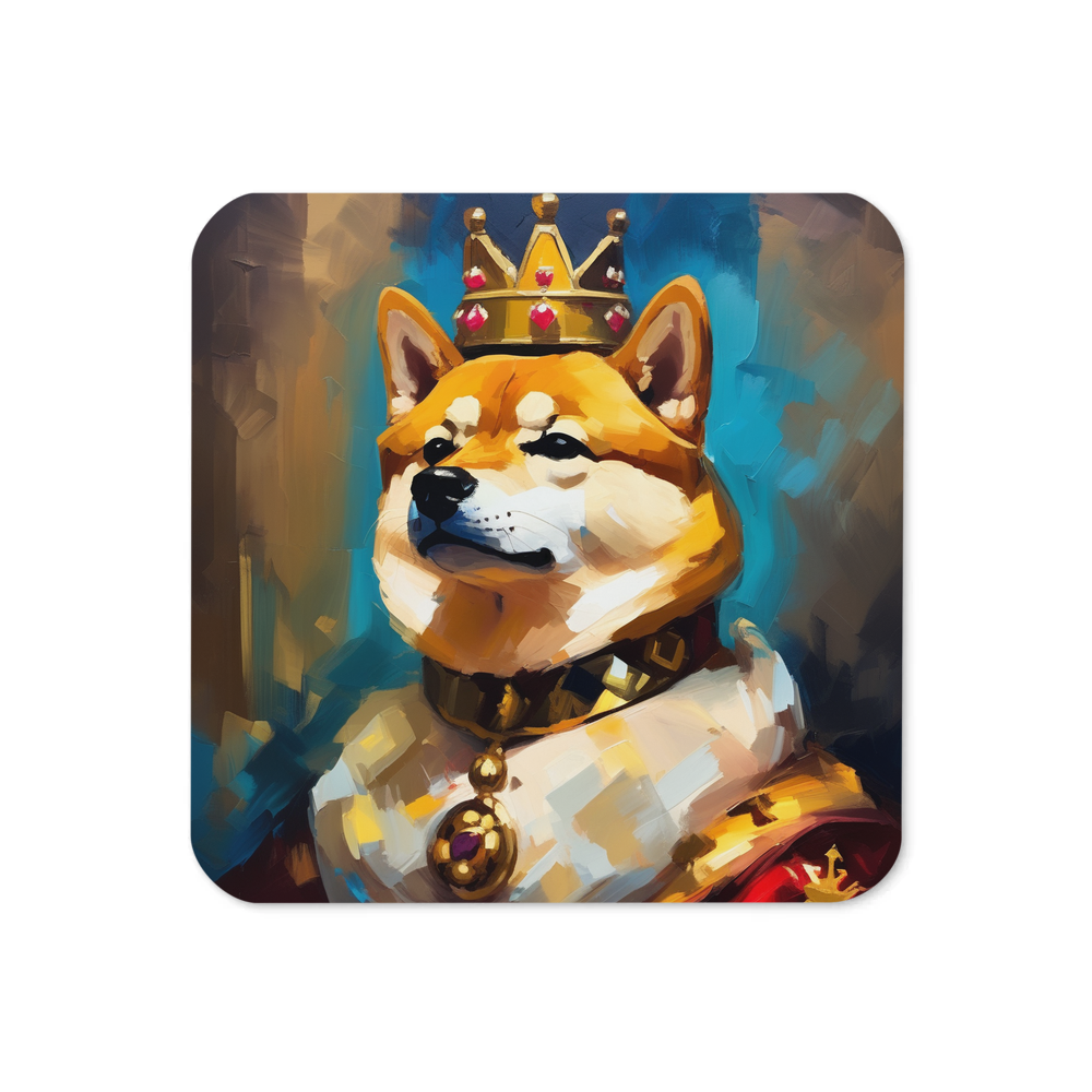 PugMug Custom Shiba Inu Coaster