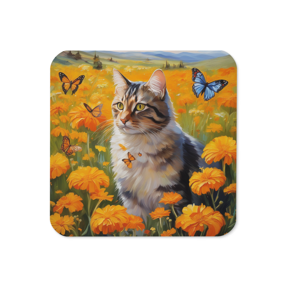 PugMug Custom Tabby Companion Cat Coaster