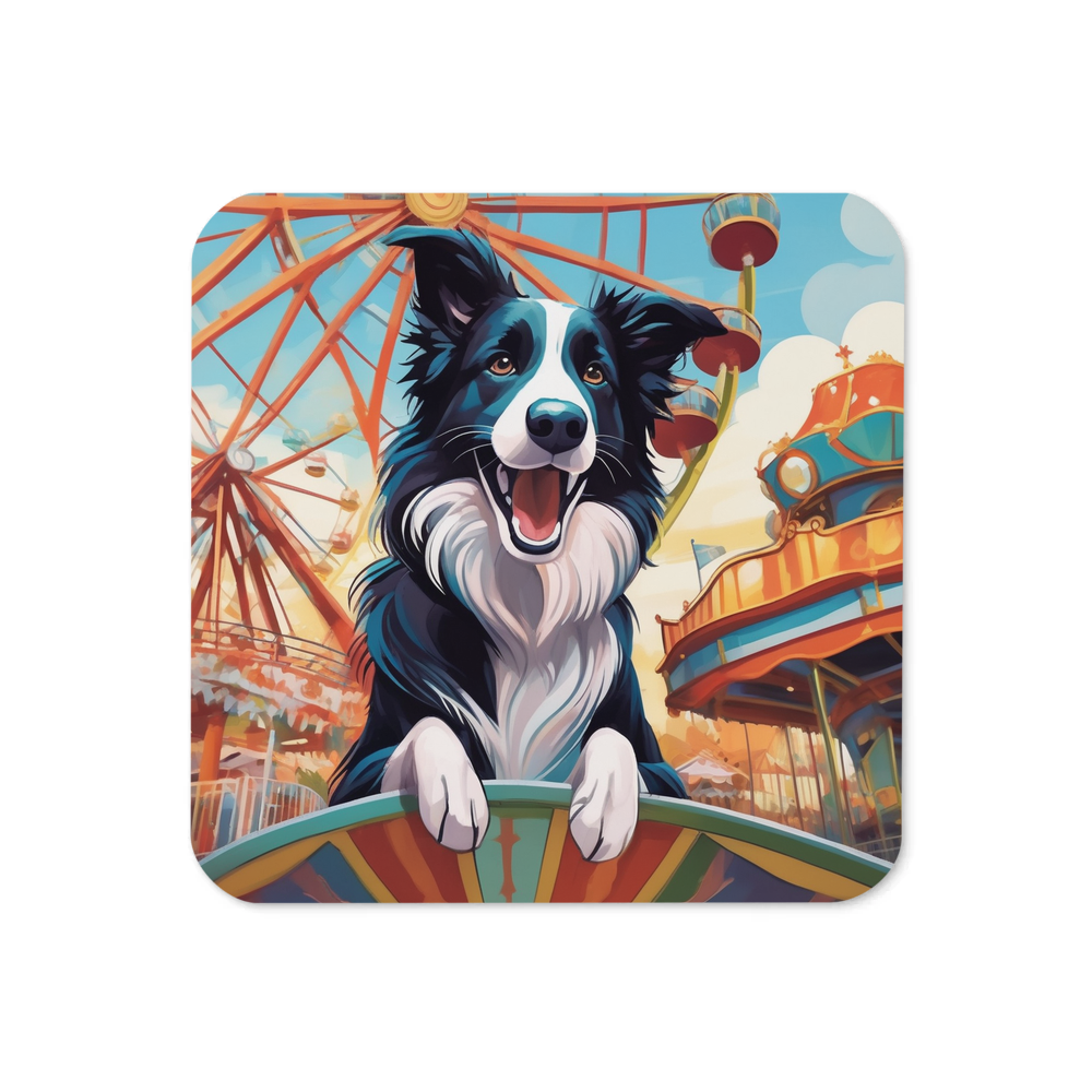 PugMug Custom Border Collie Coaster