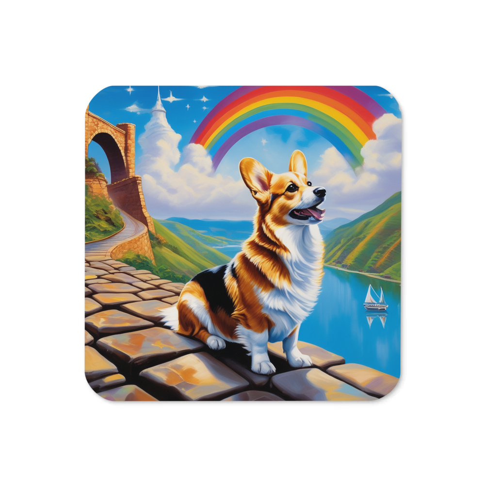 PugMug Custom Pembroke Welsh Corgi Coaster
