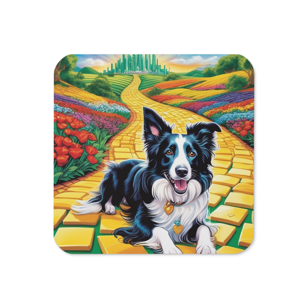 PugMug Custom Border Collie Coaster