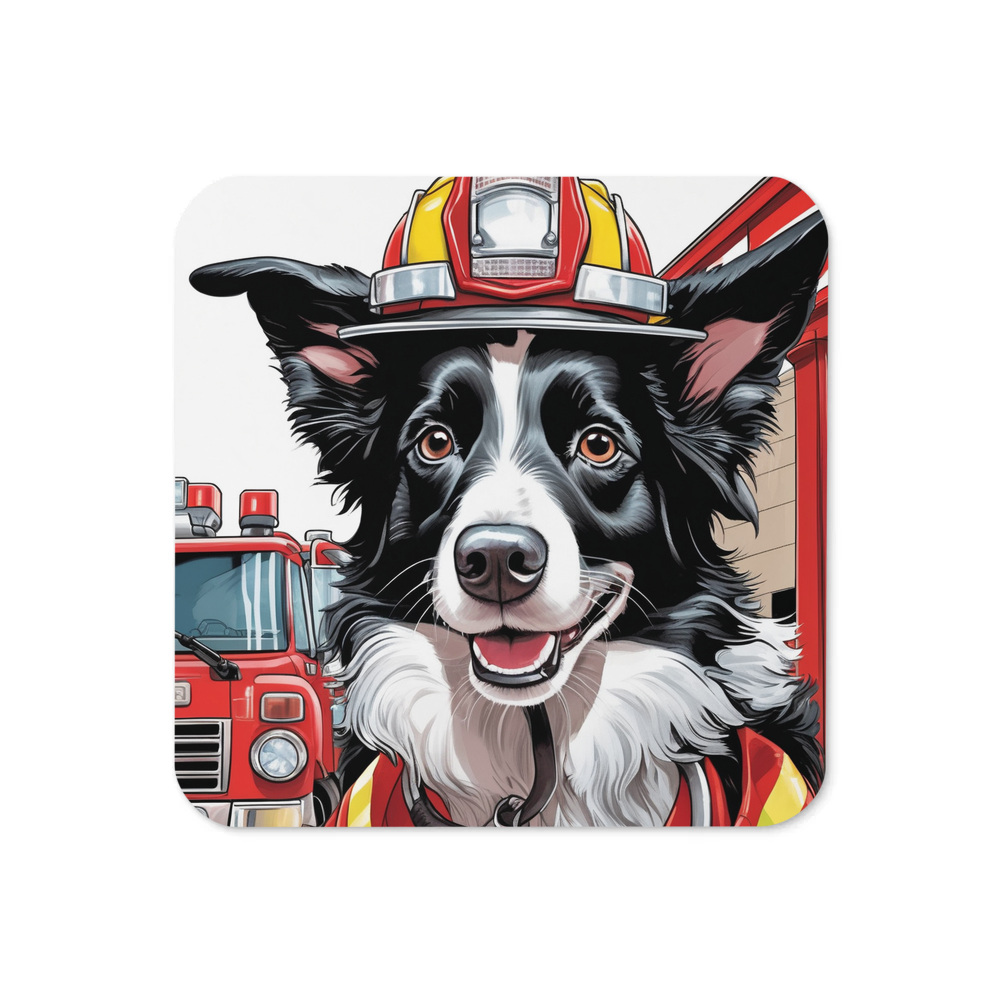 PugMug Custom Border Collie Coaster