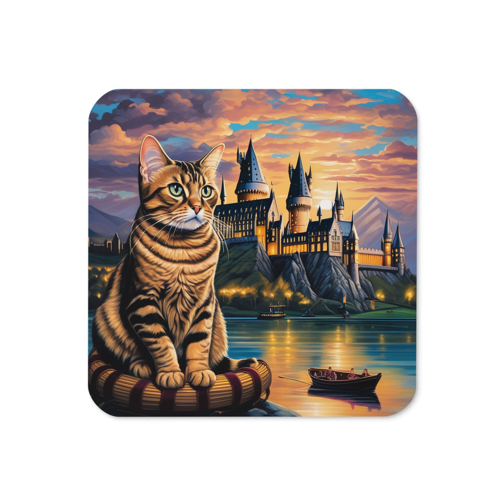 PugMug Custom Tabby Exotic Cat Coaster