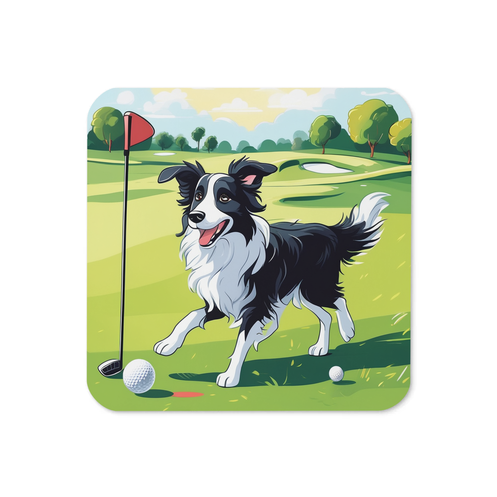 PugMug Custom Border Collie Coaster