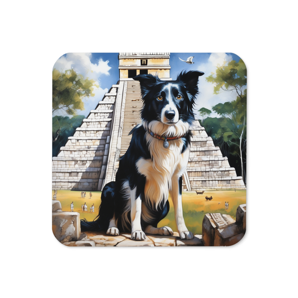 PugMug Custom Border Collie Coaster