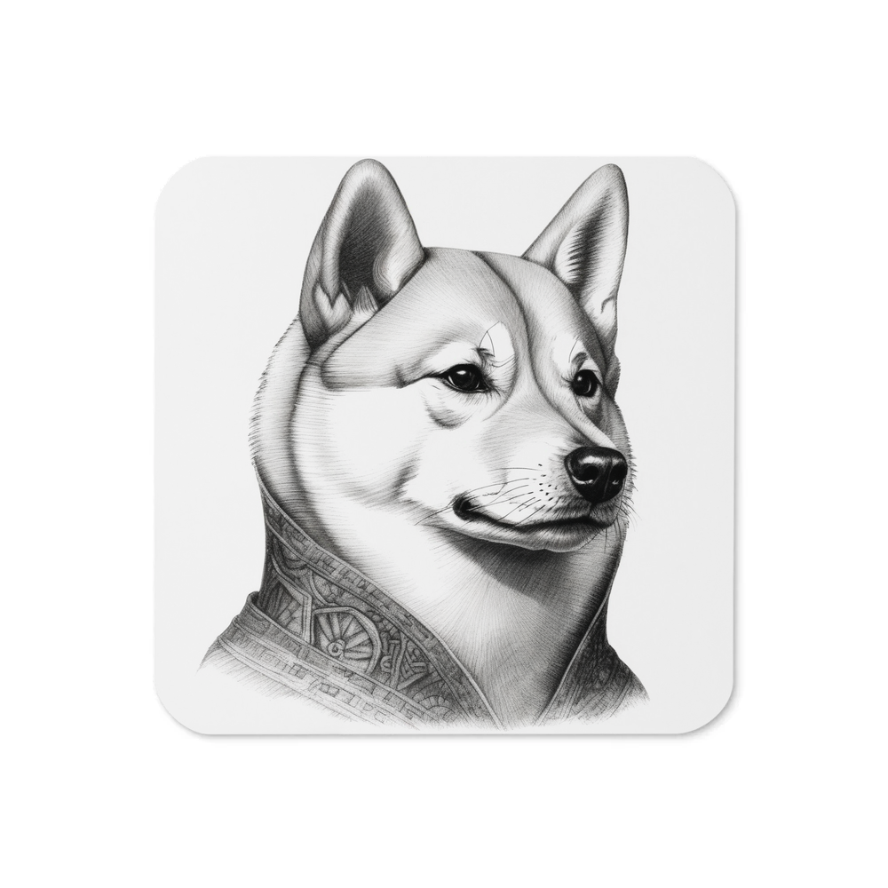 PugMug Custom Shiba Inu Coaster
