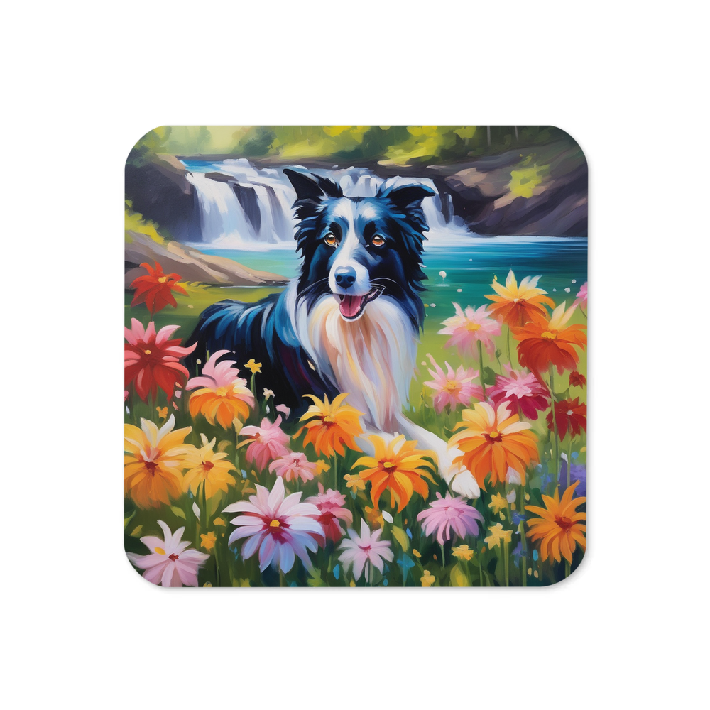 PugMug Custom Border Collie Coaster