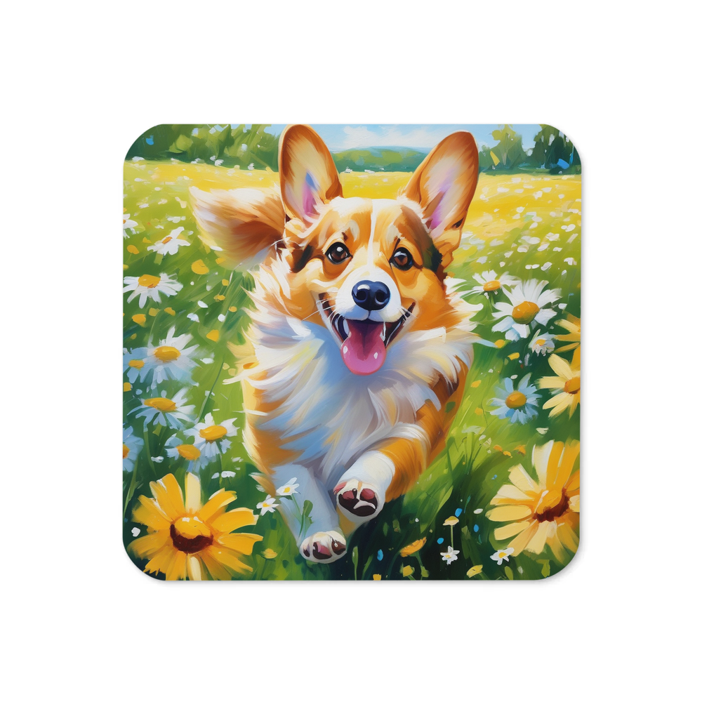 PugMug Custom Pembroke Welsh Corgi Coaster