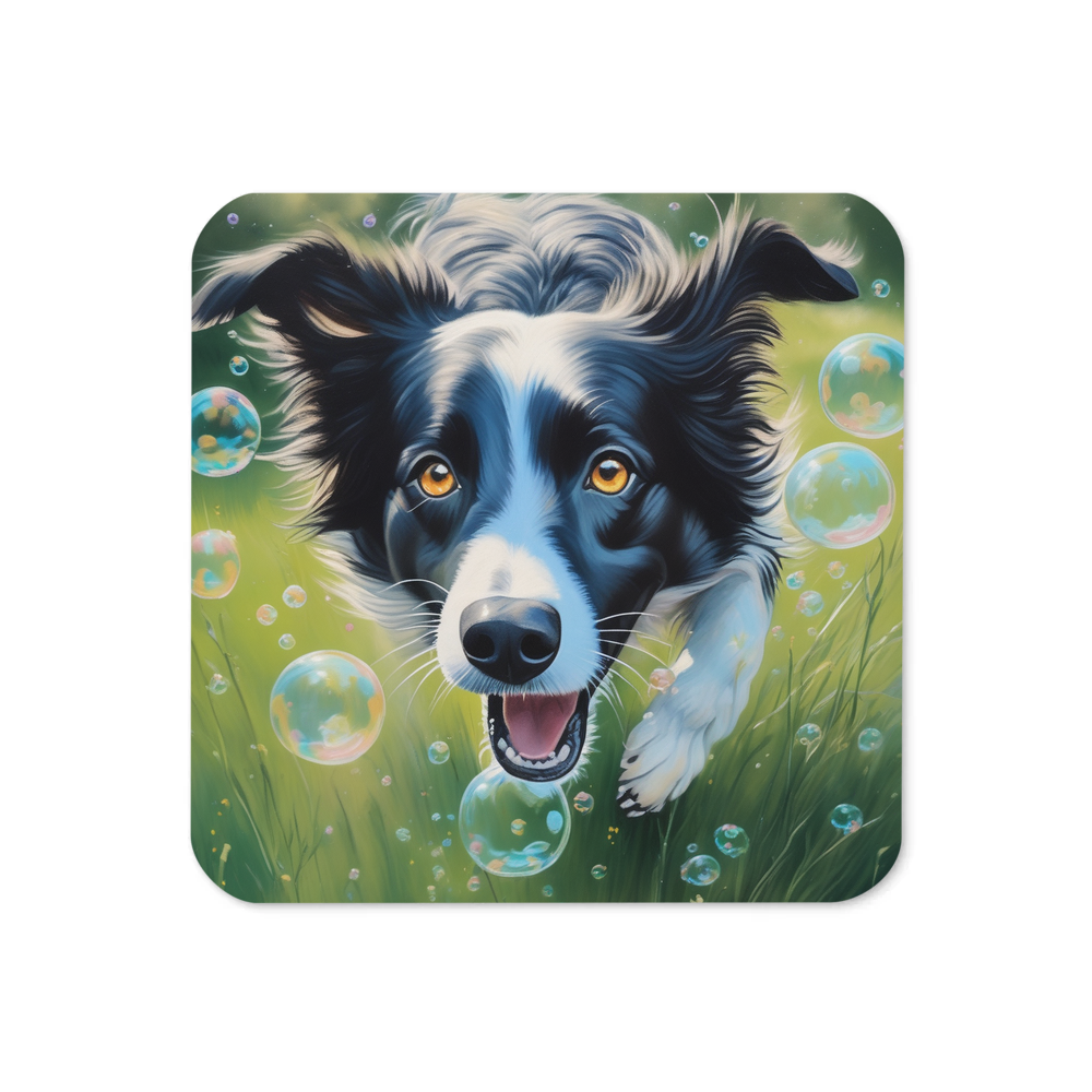 PugMug Custom Border Collie Coaster