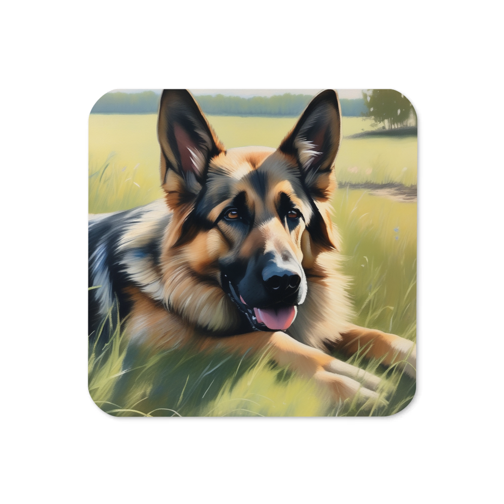 PugMug Custom German Shepherd Dog Coaster