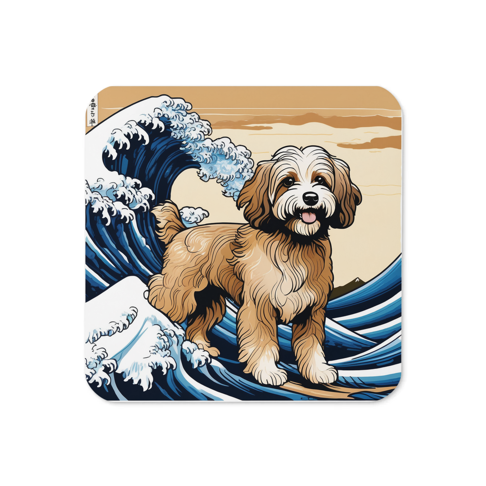 PugMug Custom Tan Havanese Dog Coaster