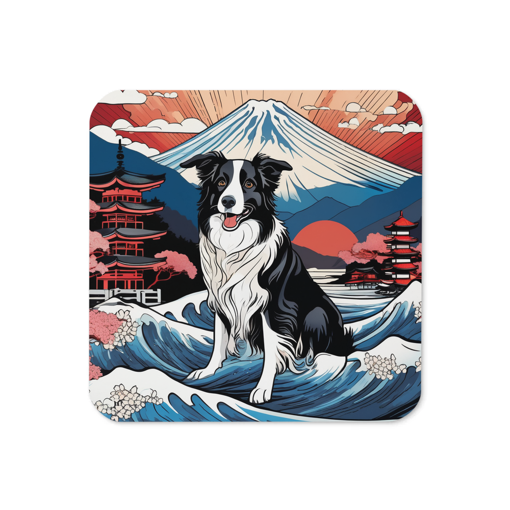 PugMug Custom Border Collie Coaster