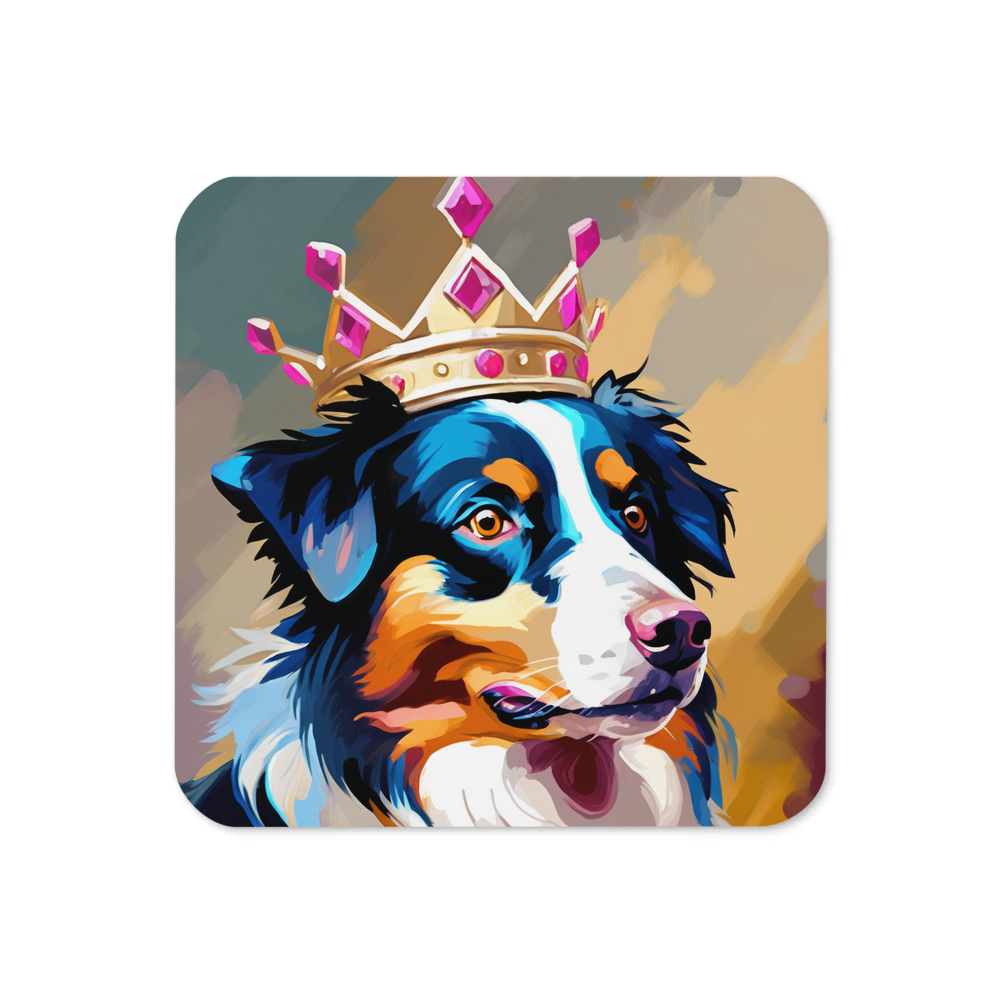 PugMug Custom Australian Shepherd Dog Coaster