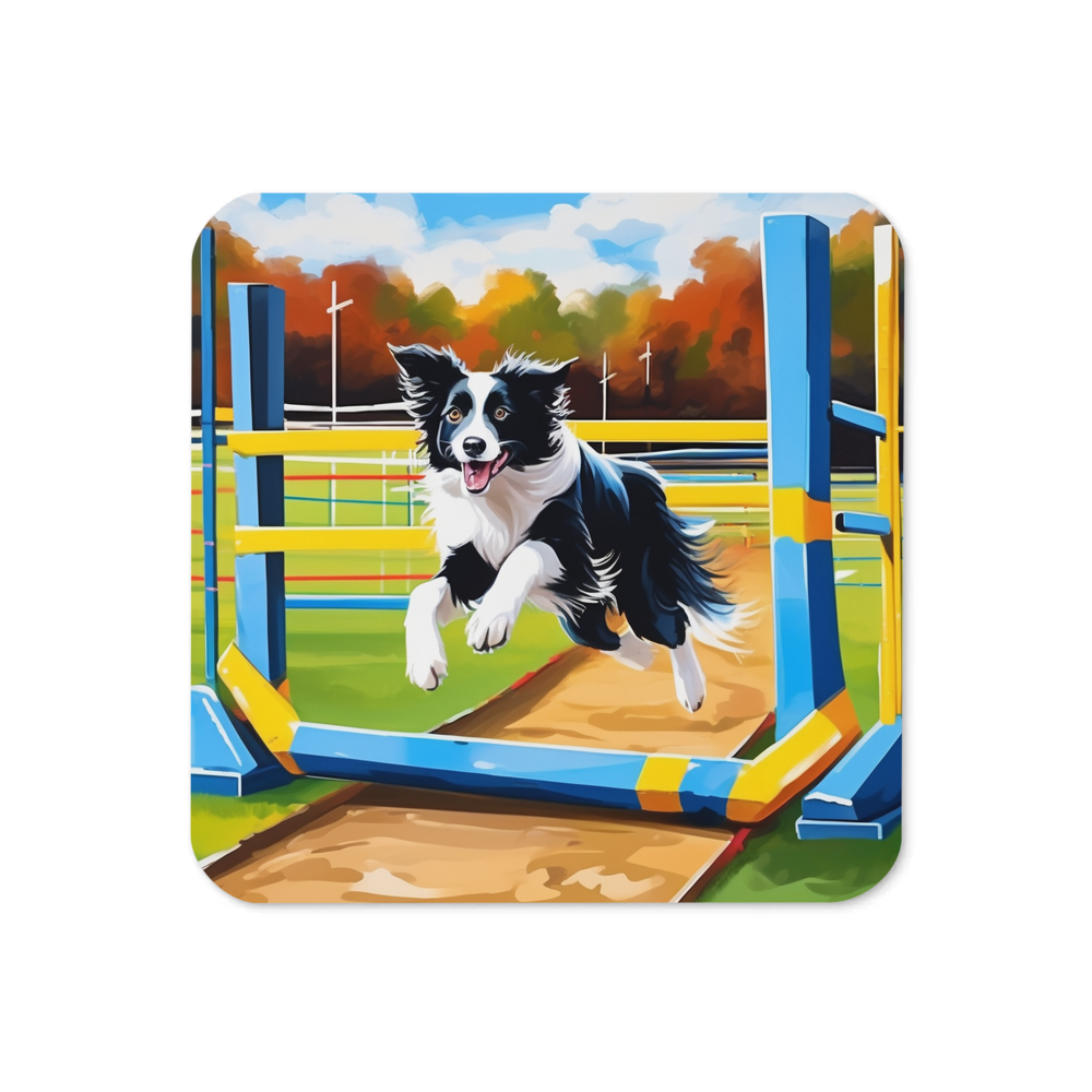PugMug Custom Border Collie Coaster
