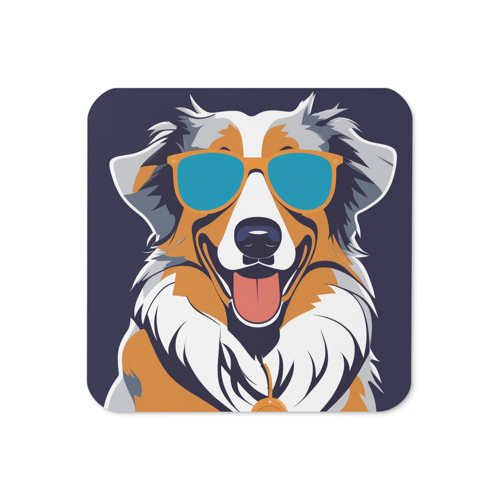 PugMug Custom Australian Shepherd Dog Coaster