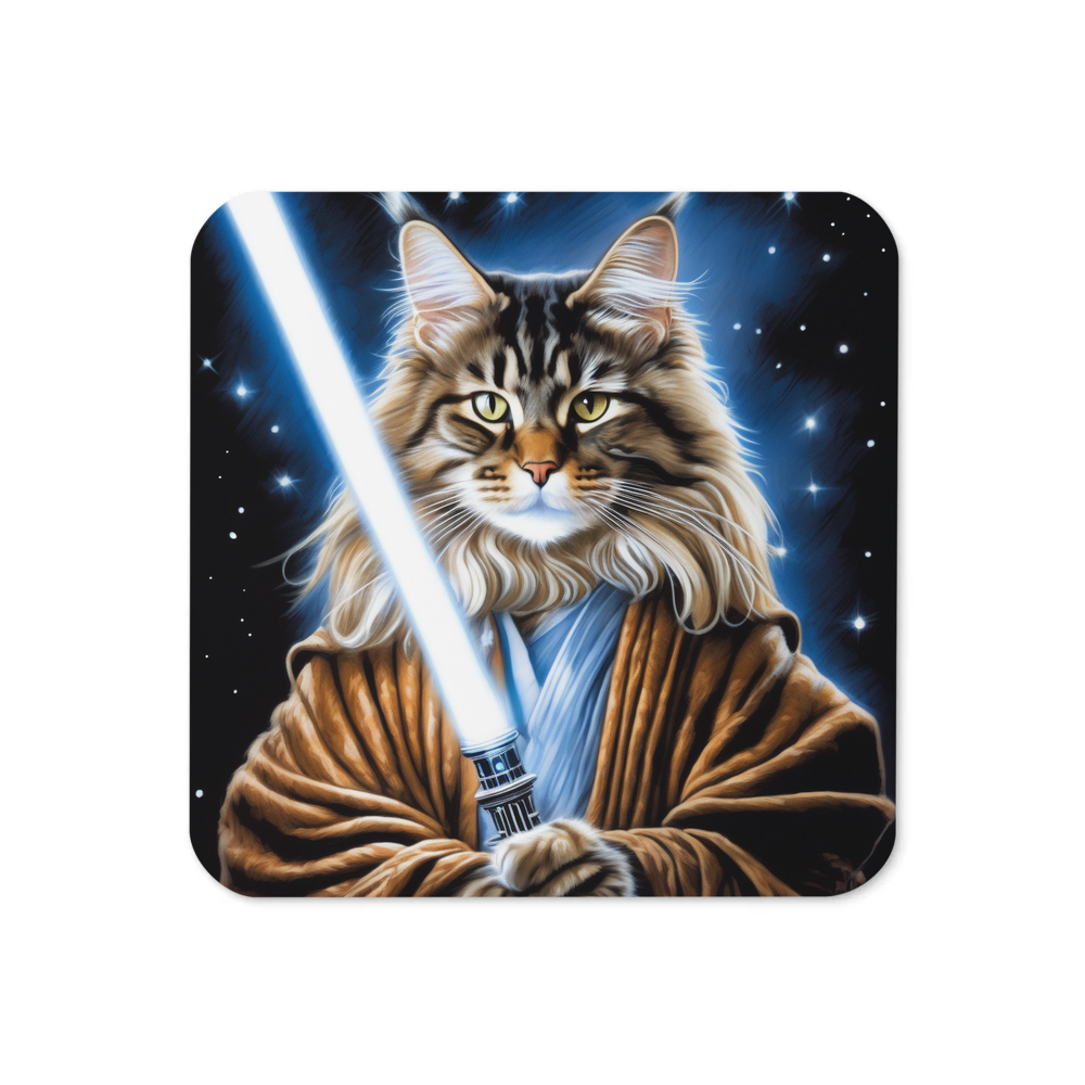 PugMug Custom Tabby Maine Coon Cat Coaster