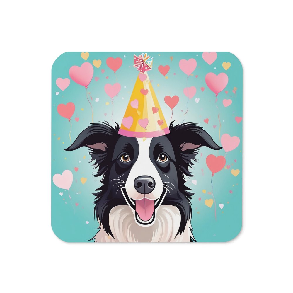 PugMug Custom Border Collie Coaster