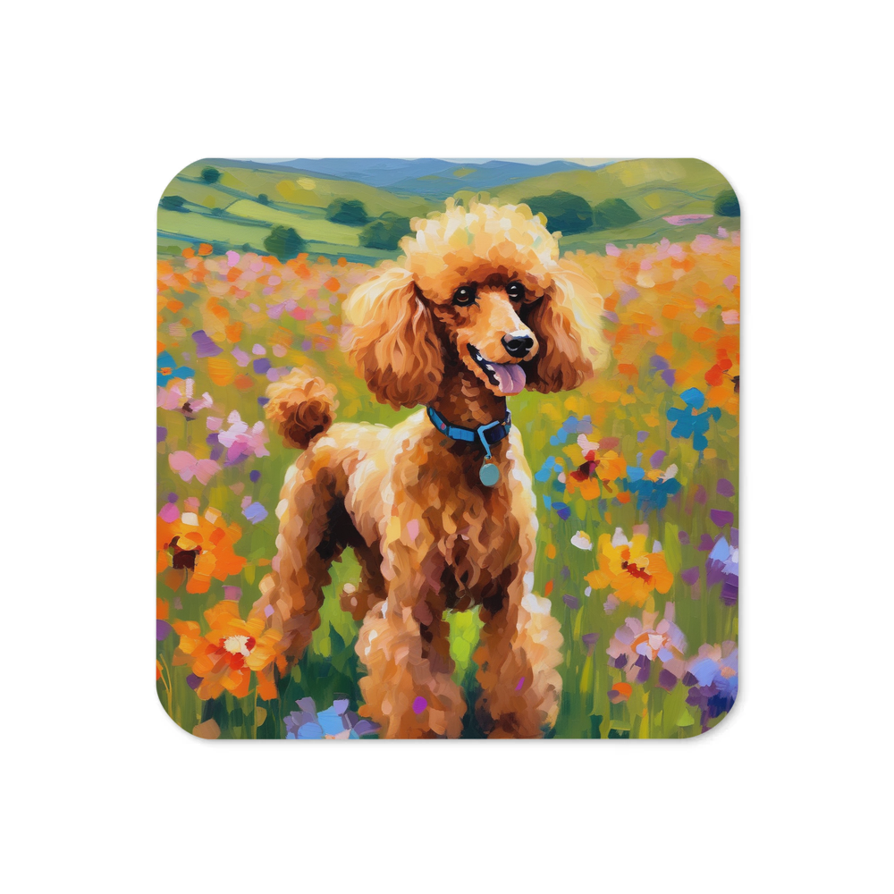 PugMug Custom Tan Poodle Coaster