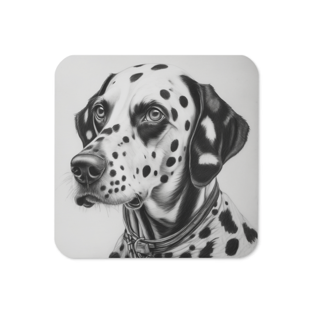PugMug Custom Dalmatian Coaster