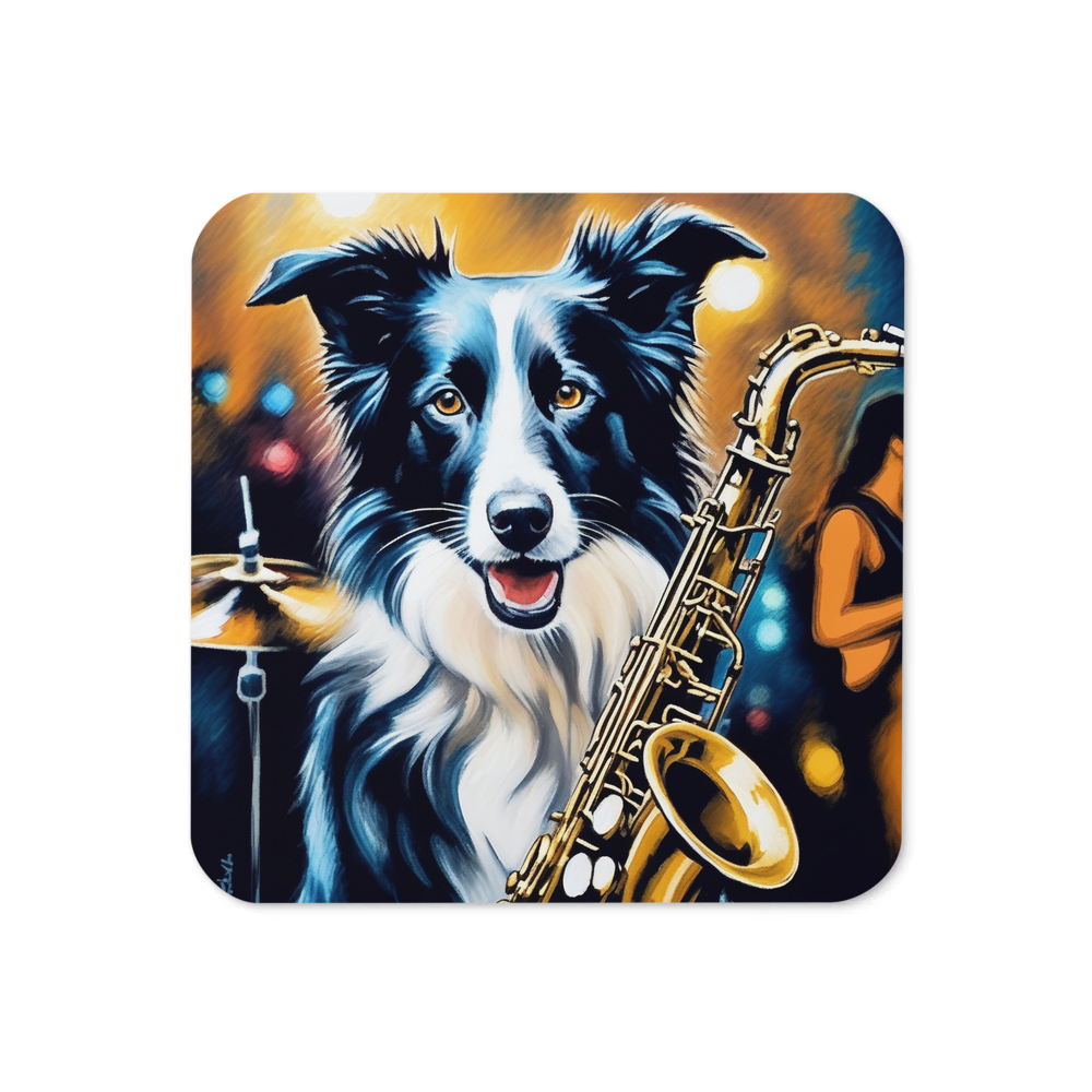 PugMug Custom Border Collie Coaster