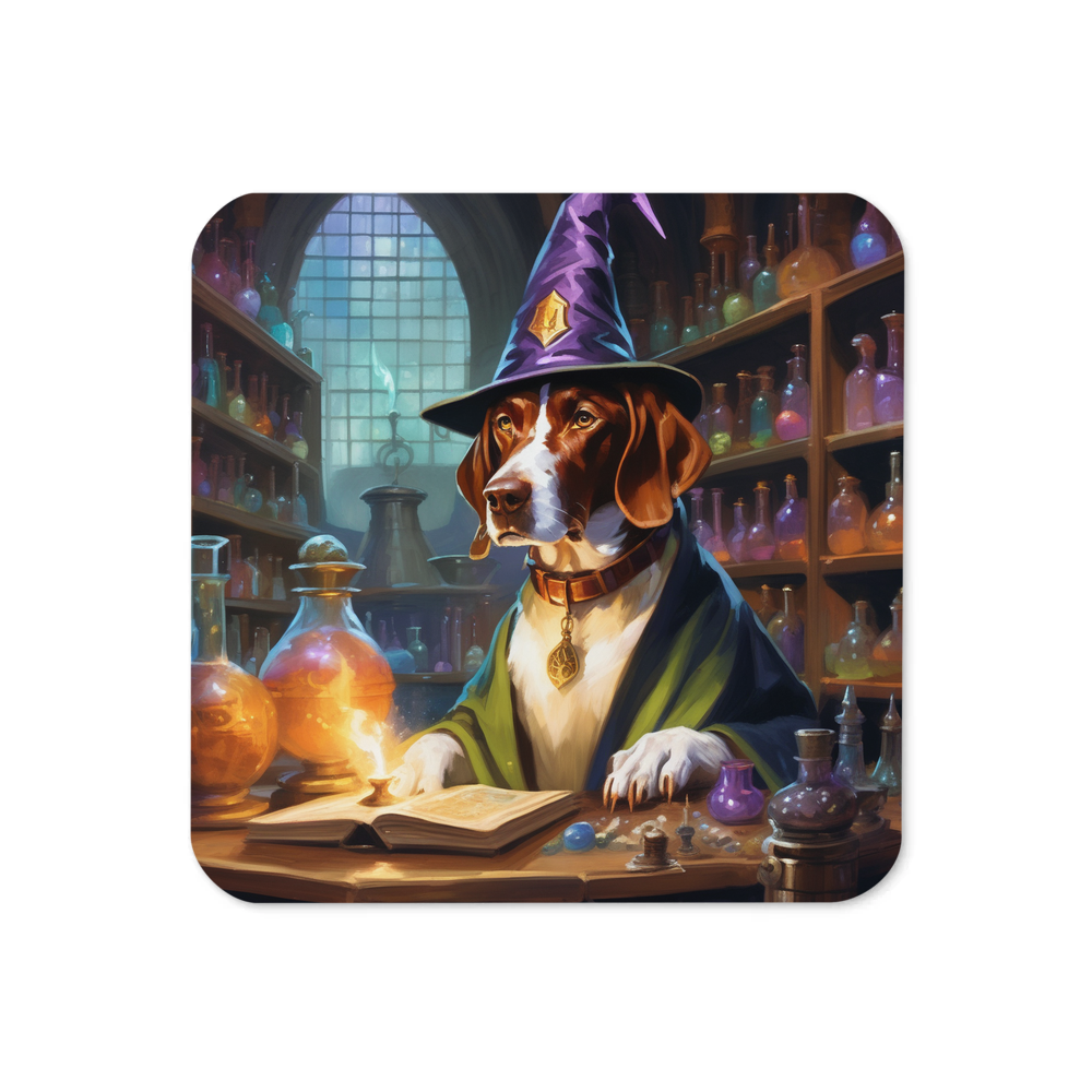 PugMug Custom Pointer Dog Coaster