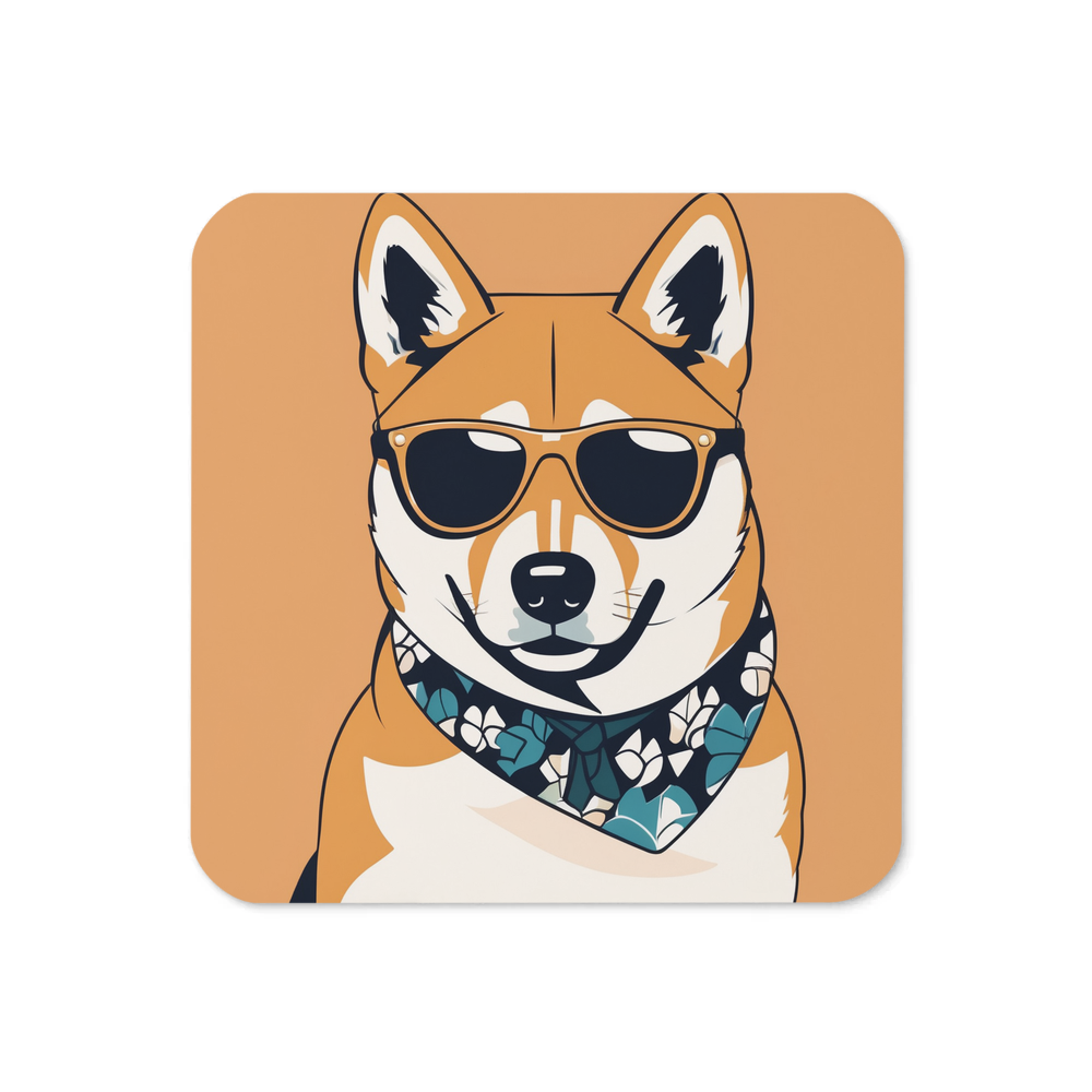 PugMug Custom Shiba Inu Coaster