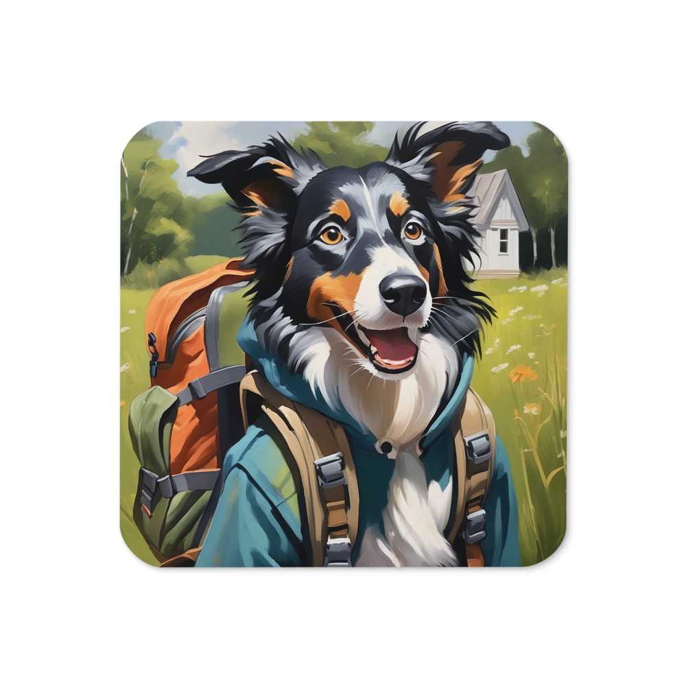 PugMug Custom Border Collie Coaster