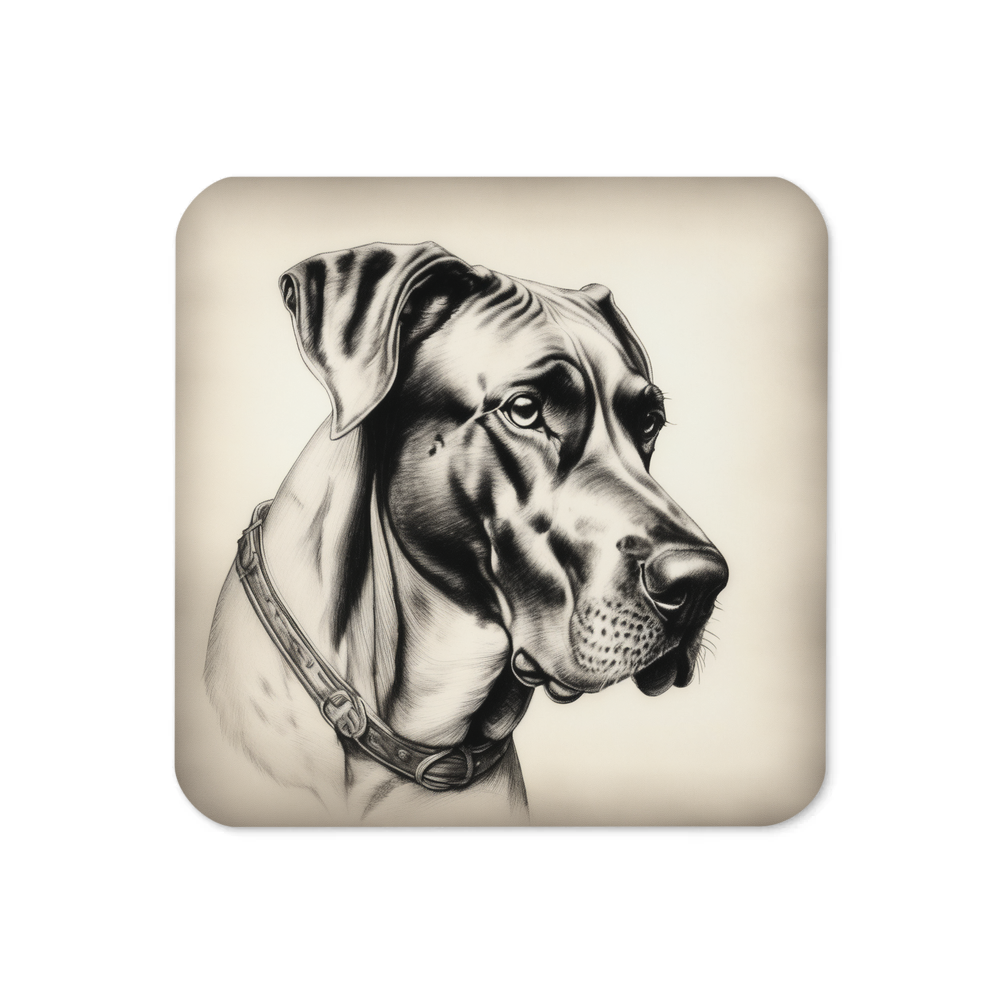 PugMug Custom Great Dane Coaster