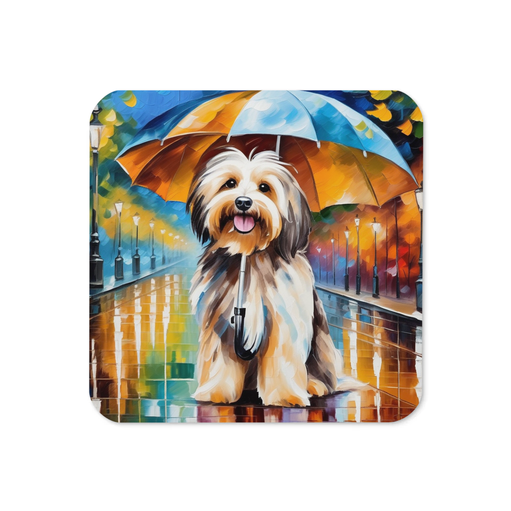 PugMug Custom Tan Havanese Dog Coaster