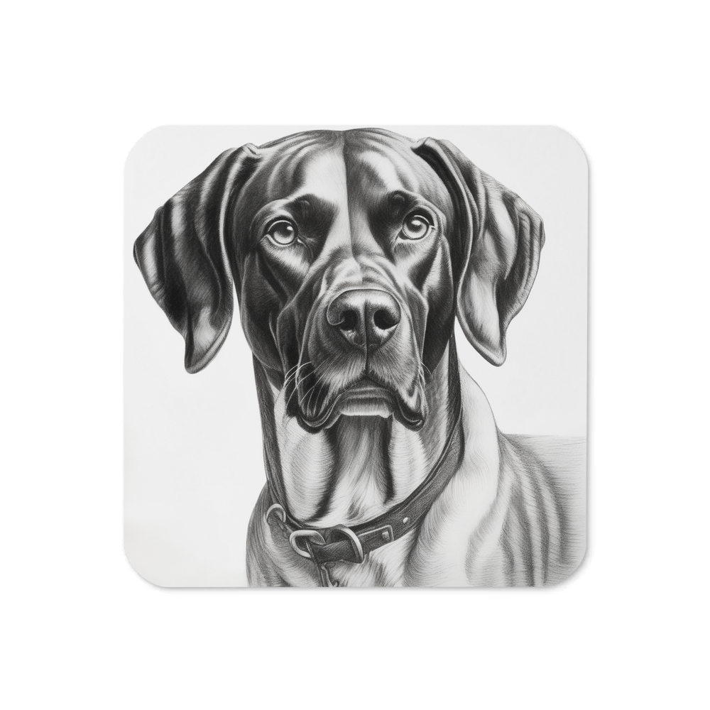 PugMug Custom Pointer Dog Coaster