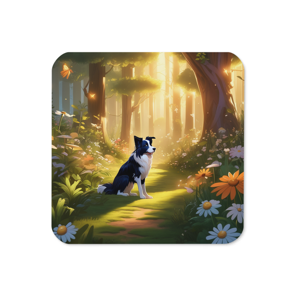 PugMug Custom Border Collie Coaster