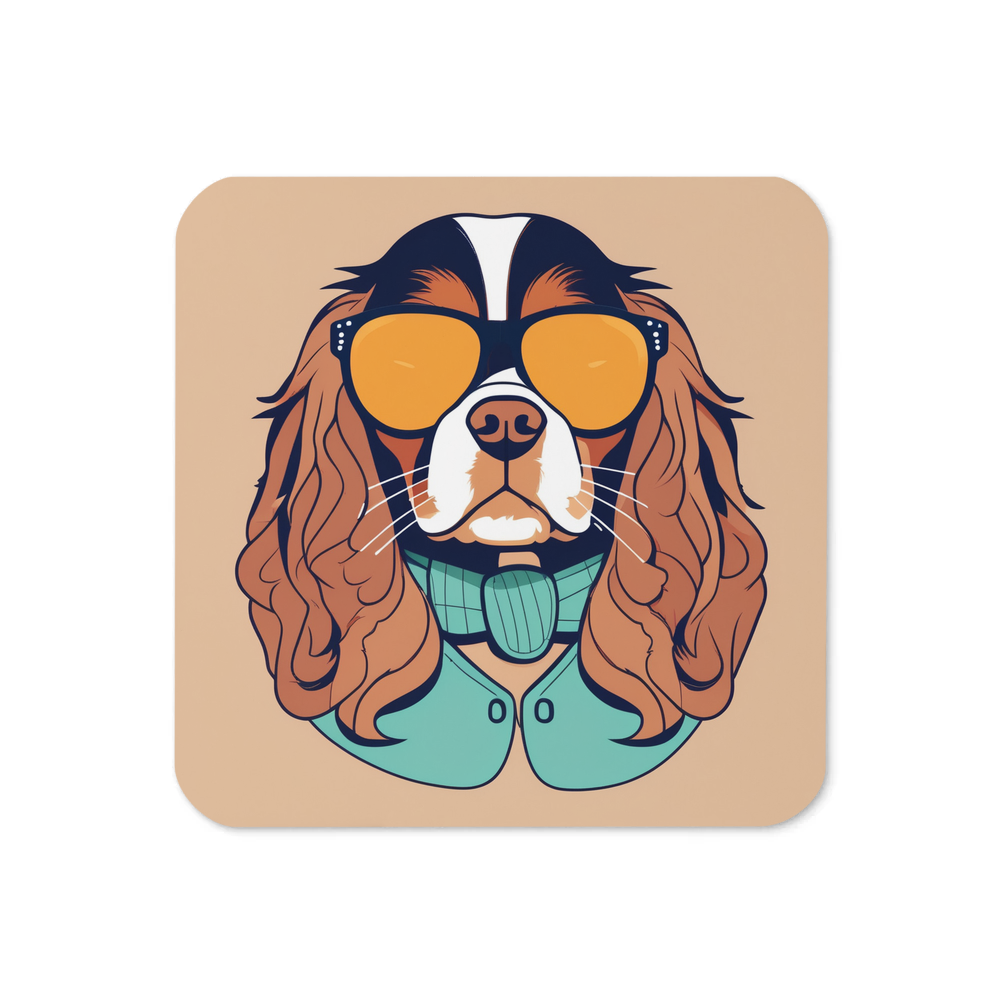 PugMug Custom Cavalier King Charles Spaniel Coaster