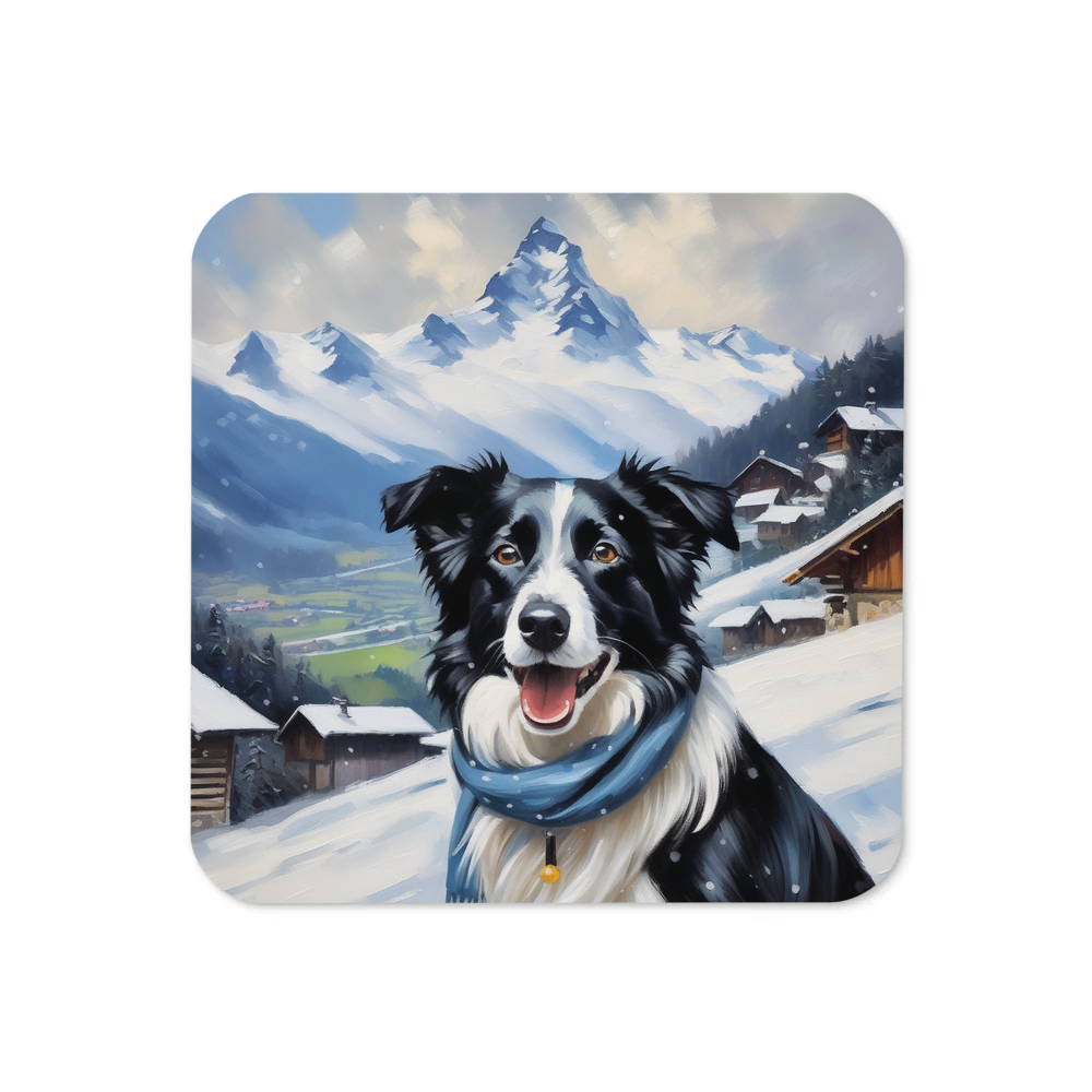 PugMug Custom Border Collie Coaster
