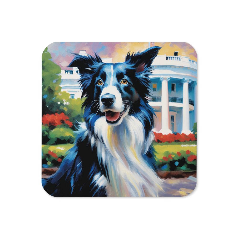 PugMug Custom Border Collie Coaster