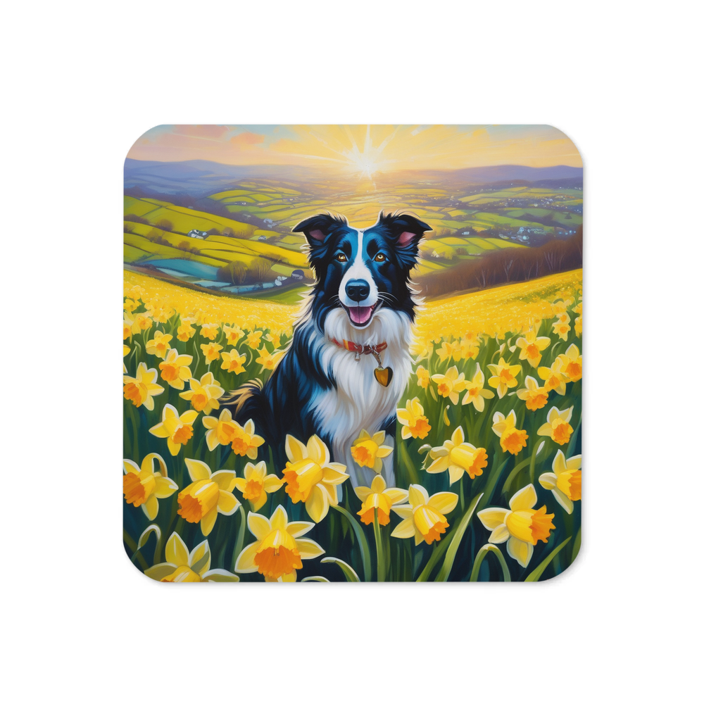 PugMug Custom Border Collie Coaster