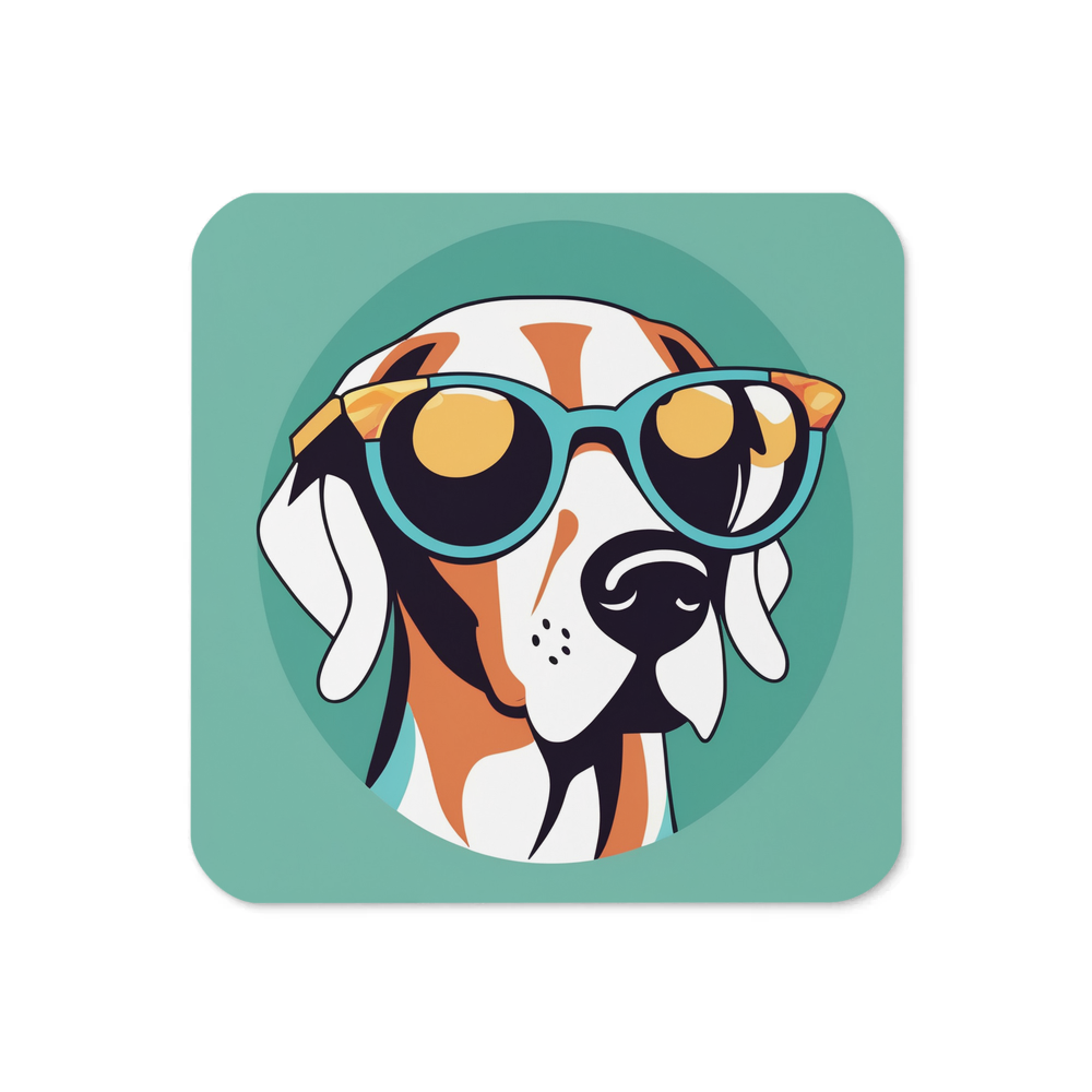 PugMug Custom Pointer Dog Coaster