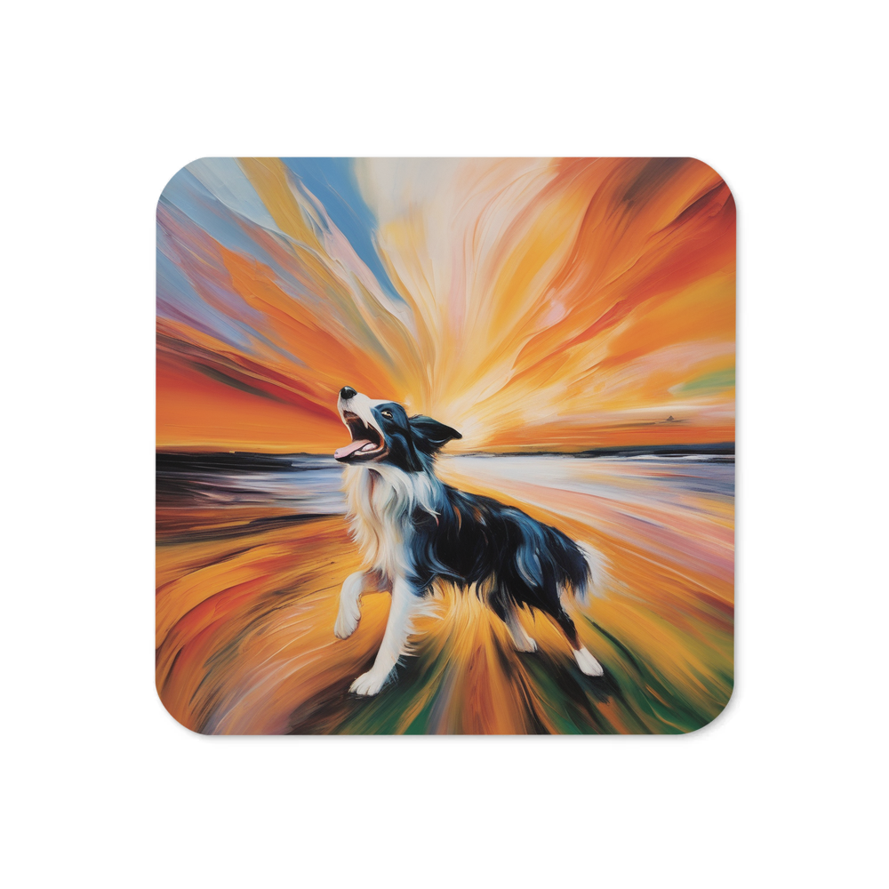 PugMug Custom Border Collie Coaster